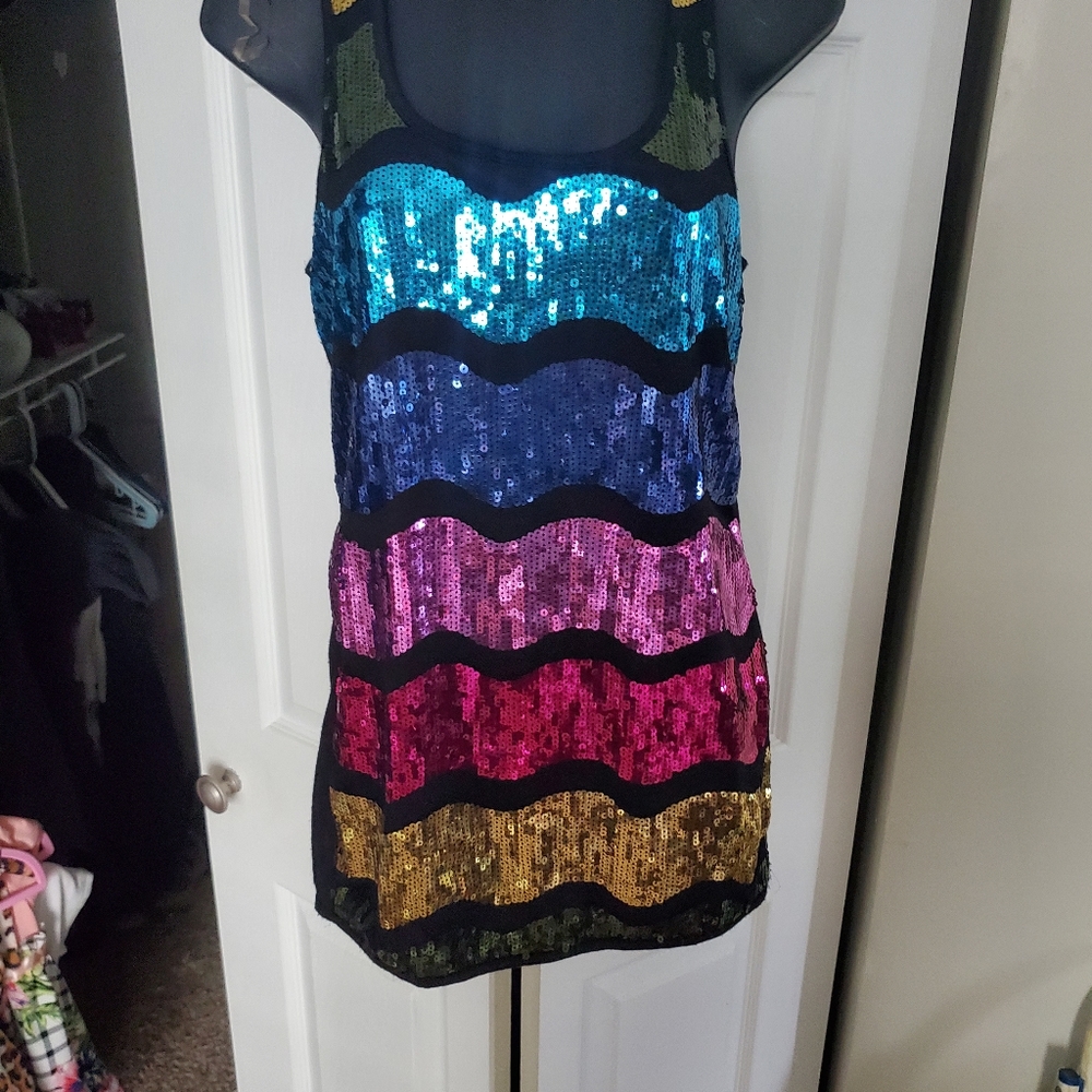 Sequin top